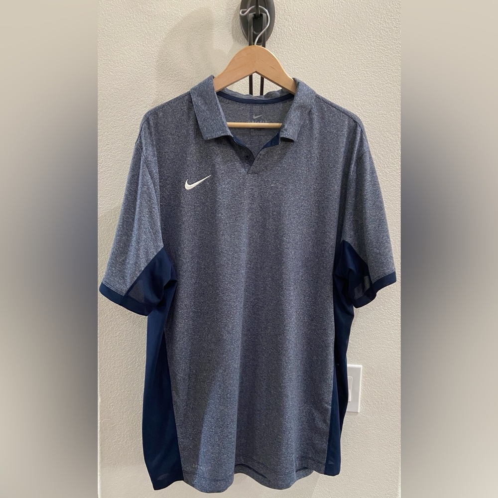 Nike Blue Performance Polo Shirt